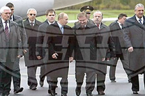 Путин прибыл в Минск позже запланированного