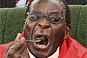 Роберт Мугабе с черной икрой и Moеt & Chandon отметил юбилей (фотофакт)