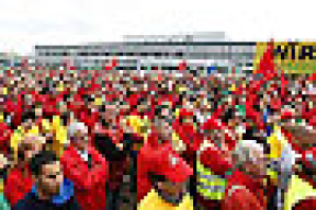 В Германии начались акции протеста профсоюзов против увольнения рабочих Opel