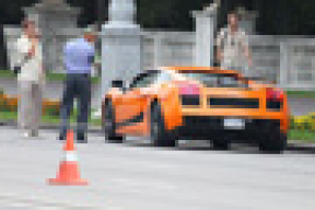Как оранжевый Lamborghini стал яркой вспышкой второй акции «Стоп-бензин» (фотофакт)