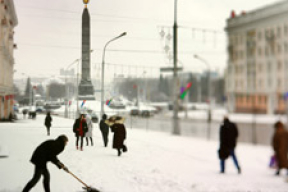 Зима накрыла Минск (фото)