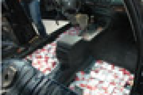 Беларусы везлі кантрабандныя цыгарэты на 100 тысяч долараў (фота)