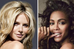 Хайдзі Клум ці Зоі Салдана? (галасаванне)