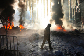 Демонстранты захватили здание Минюста