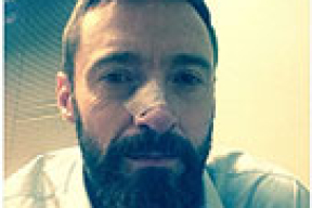 У Хью Джекмана снова удалили злокачественную опухоль с носа (фото)