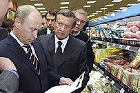 В Минске Путин увидел 30 сортов колбасы и упал в обморок