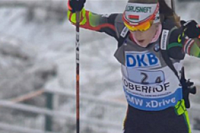 Невероятный финиш Домрачевой