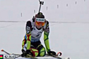 Дарья Домрачева выиграла масстарт на этапе Кубка мира в Оберхофе