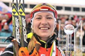 Дарья Домрачева получила награду «Лучшая спортсменка зимнего сезона 2014»