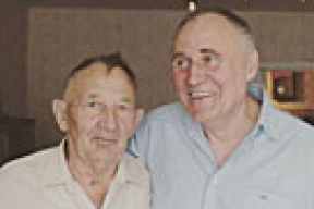 Встреча Виктора и Николая Статкевича в Барановичах  в 2010-м и 2015-м