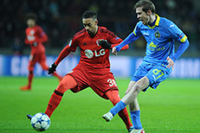 БАТЭ сыграл вничью с «Байером» и имеет шансы на выход в плей-офф Лиги чемпионов