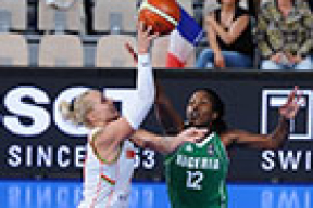 Белорусские баскетболистки обыграли нигериек