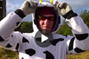 Белорус макнул драник в сметану с высоты 25 метров (видео)