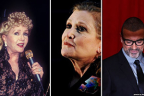 Джордж Майкл, Кэры Фішэр, Дэбі Рэналдз: больш чым проста зоркі