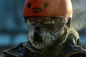 Велопарад в Москве при –27