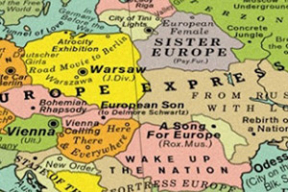 На карте мира, где размещены названия песен, Беларусь – «сестра Европы»