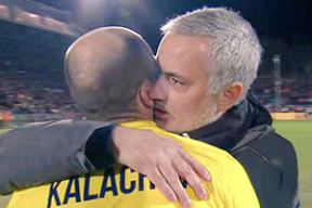 Белорусский футболист обругал Жозе Моуринью во время матча