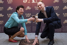 В Минске под дегустацию именного пива открыт символический дворик Чапского