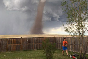 Невероятное фото: «Чак Норрис газонокосильщиков»