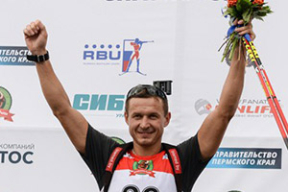 Белорусский биатлонист выиграл спринт летнего чемпионата мира