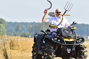 Фотожабы: «У Лукашенко новый квадроцикл, а у вас повышение коммуналки и налог на тунеядство»