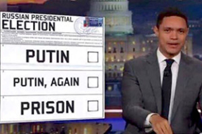 Как в Штатах шутят о предстоящих выборах в России