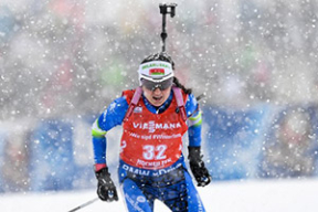 Биатлонистка Ирина Кривко взяла серебро на Кубке мира во Франции