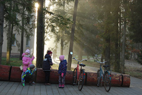 В Беловежской пуще, куда привозят детей к Деду Морозу, ни одной настоящей снежинки