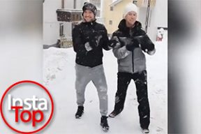 Братья Глеб демонстрируют зажигательные танцы. И у них хорошо получается!