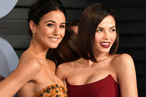 Откровенные декольте и смелые вырезы на вечеринке после «Оскара»