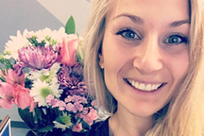 Белорусская красавица на двух протезах: пробежала марафон, стала магистром, вышла замуж