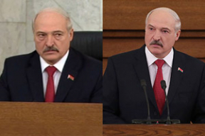 Вот это отфотошопили! Лукашенко в прямом эфире и на фото пресс-службы во время послания — сравните