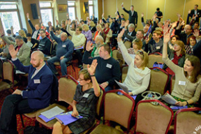 З’езд абраў новае кіраўніцтва Беларускай асацыяцыі журналістаў