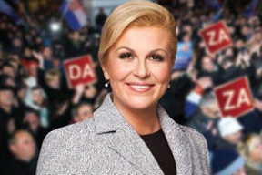 Порадует ли сборная Хорватии сногсшибательную блондинку-президента?