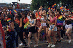 Гей-парад в Стокгольме возглавляла полиция