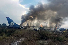 Видео очевидца: как выглядит авиакатастрофа изнутри самолета