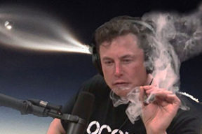 Маск родил мем в прямом эфире: «Теперь мы знаем, что он курит...»