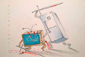 Фотожабы: «Зато не тунеядец!»