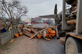Новыя падрабязнасьці трагедыі ў Ружанах, дзе пад дровамі з «МАЗу» загінулі жанчына зь дзіцем