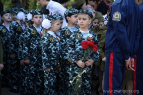 В России детсадовцев вывели на парад «дошкольных войск»