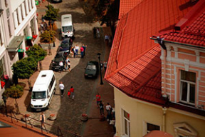 Вуліцы і дахі каралеўскага горада