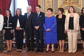 Фотофакт. Женщины взяли власть в Италии