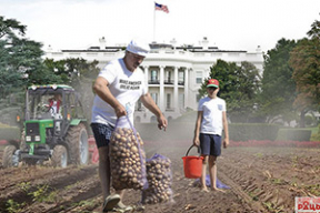 Фотожабы: «Барельеф пяти президентов, Солигорские горы, штат Минск»