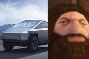 Фотожабы: «Говорят, первый Cybertruk Маск подарит знакомому из Беларуси»