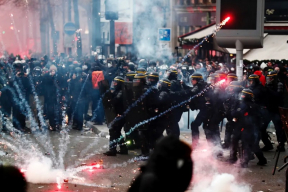 Фотофакт. Общенациональная забастовка против пенсионной реформы во Франции