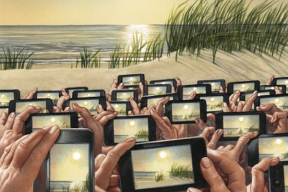 10 абсурдных, но адски точных карикатур о том, каким стало общество XXI века