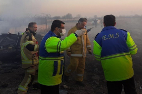 В Тегеране рухнул украинский самолет с 170 пассажирами на борту