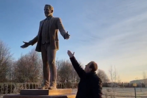 Фотофакт. В Минске пропал памятник сербскому олигарху