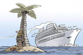 Улыбка дня. Самоизоляция на необитаемом острове