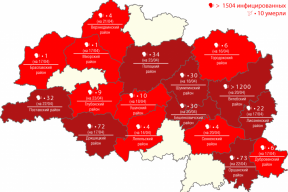 Новые данные и карта по коронавирусу на Витебщине: в Новополоцке — 27 случаев